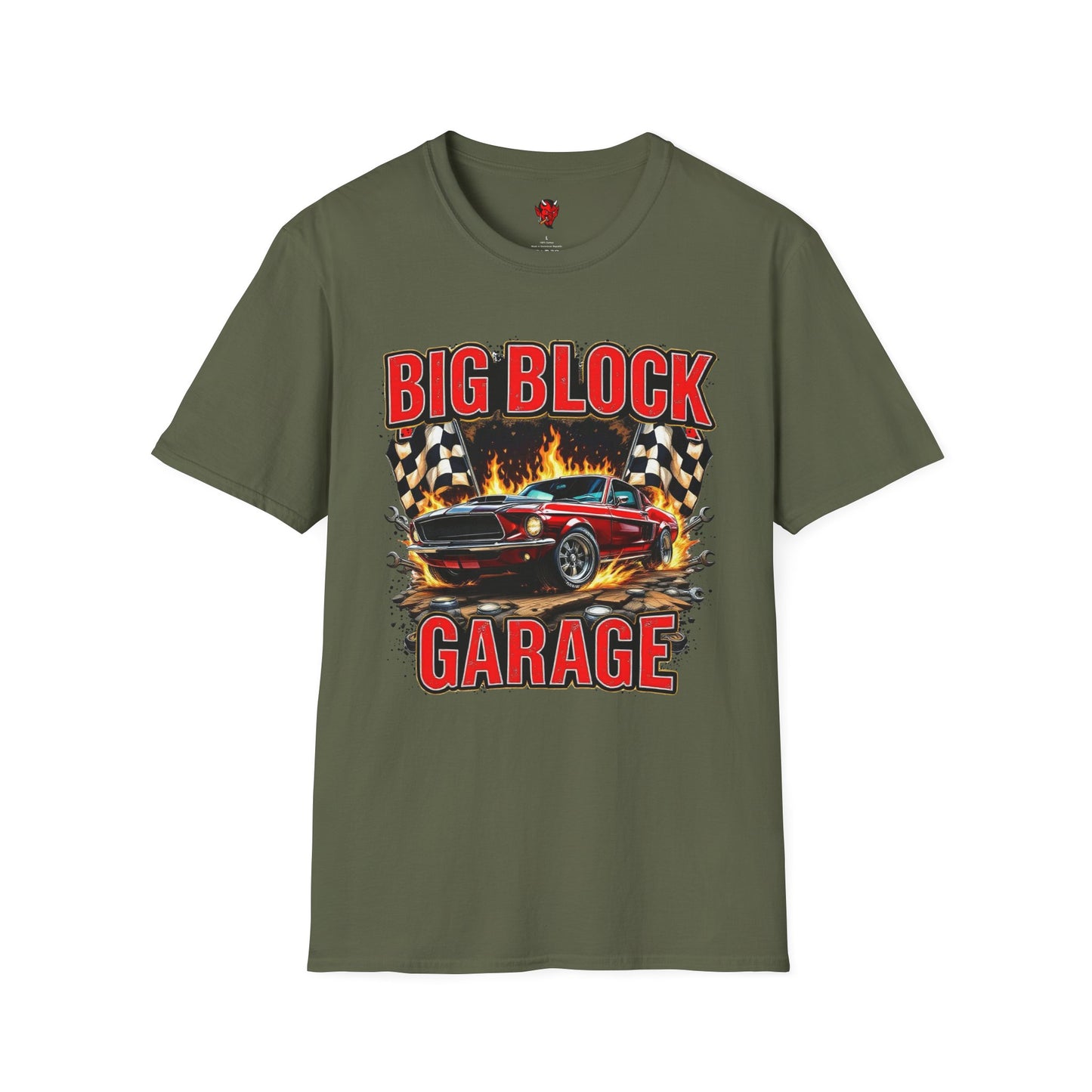 Checkered Flag - Unisex Softstyle T-Shirt