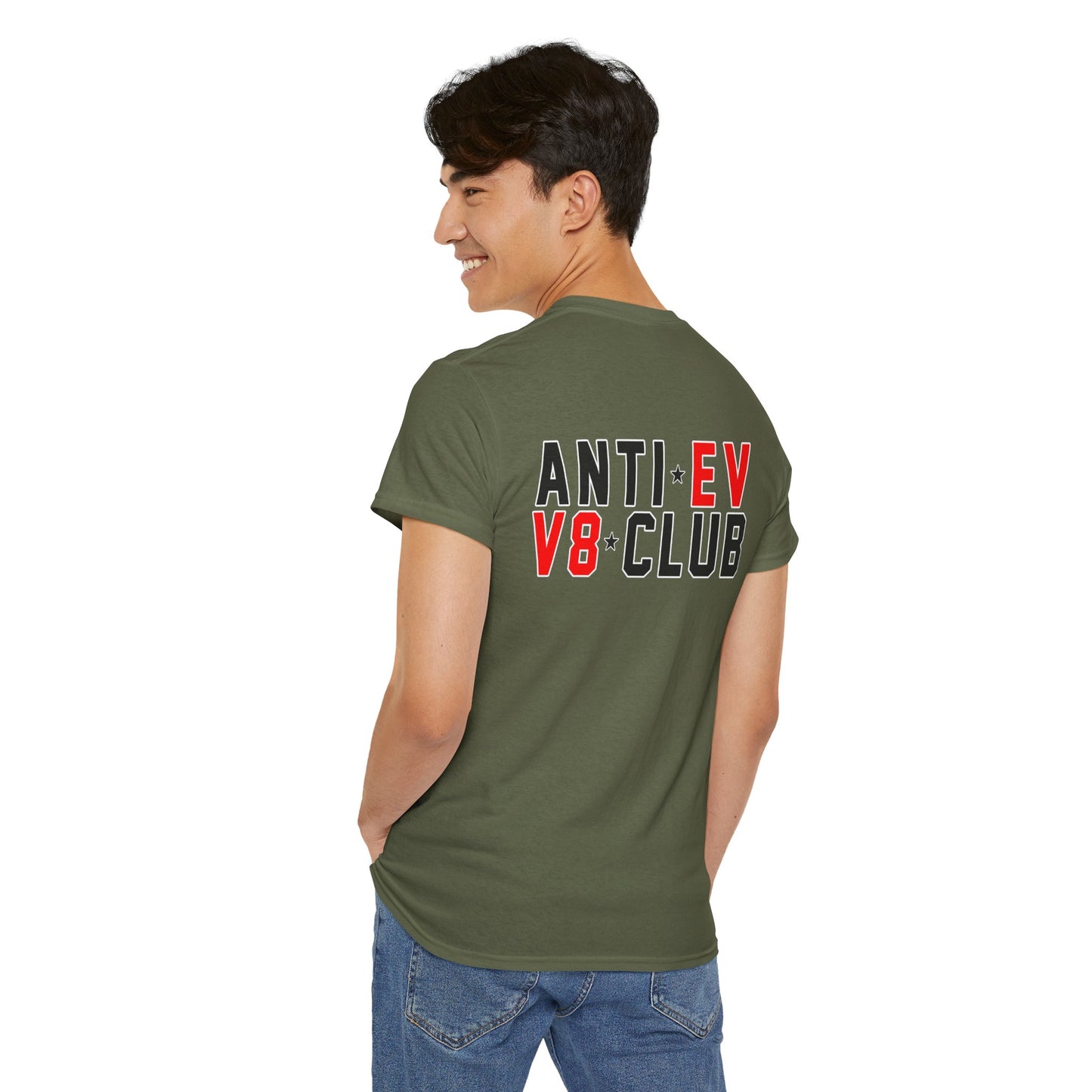 Anti EV / V8 Club - Unisex Heavy Cotton Tee