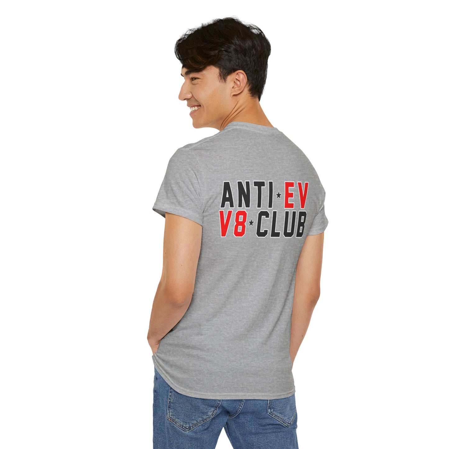 Anti EV / V8 Club - Unisex Heavy Cotton Tee