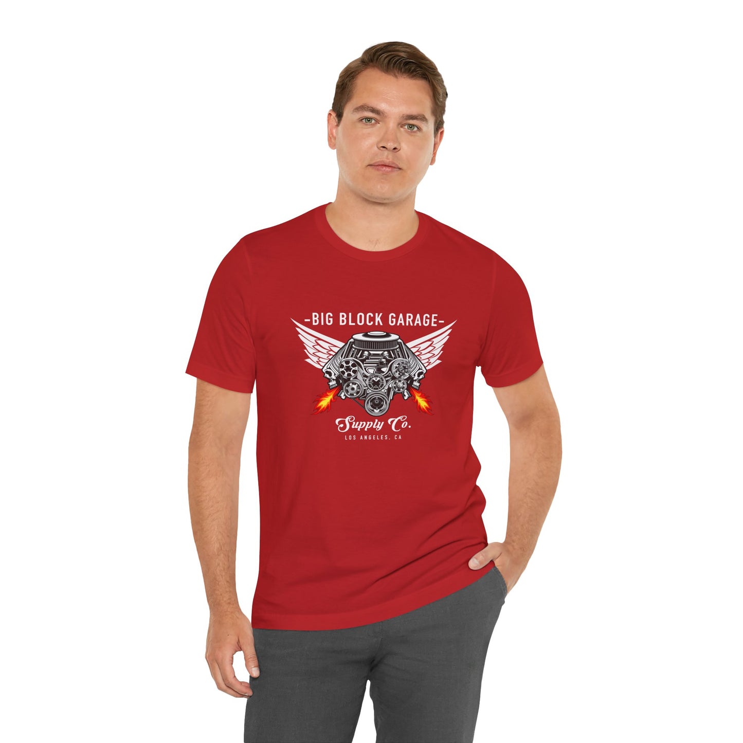 Flying V8 - Unisex Jersey Short Sleeve Tee