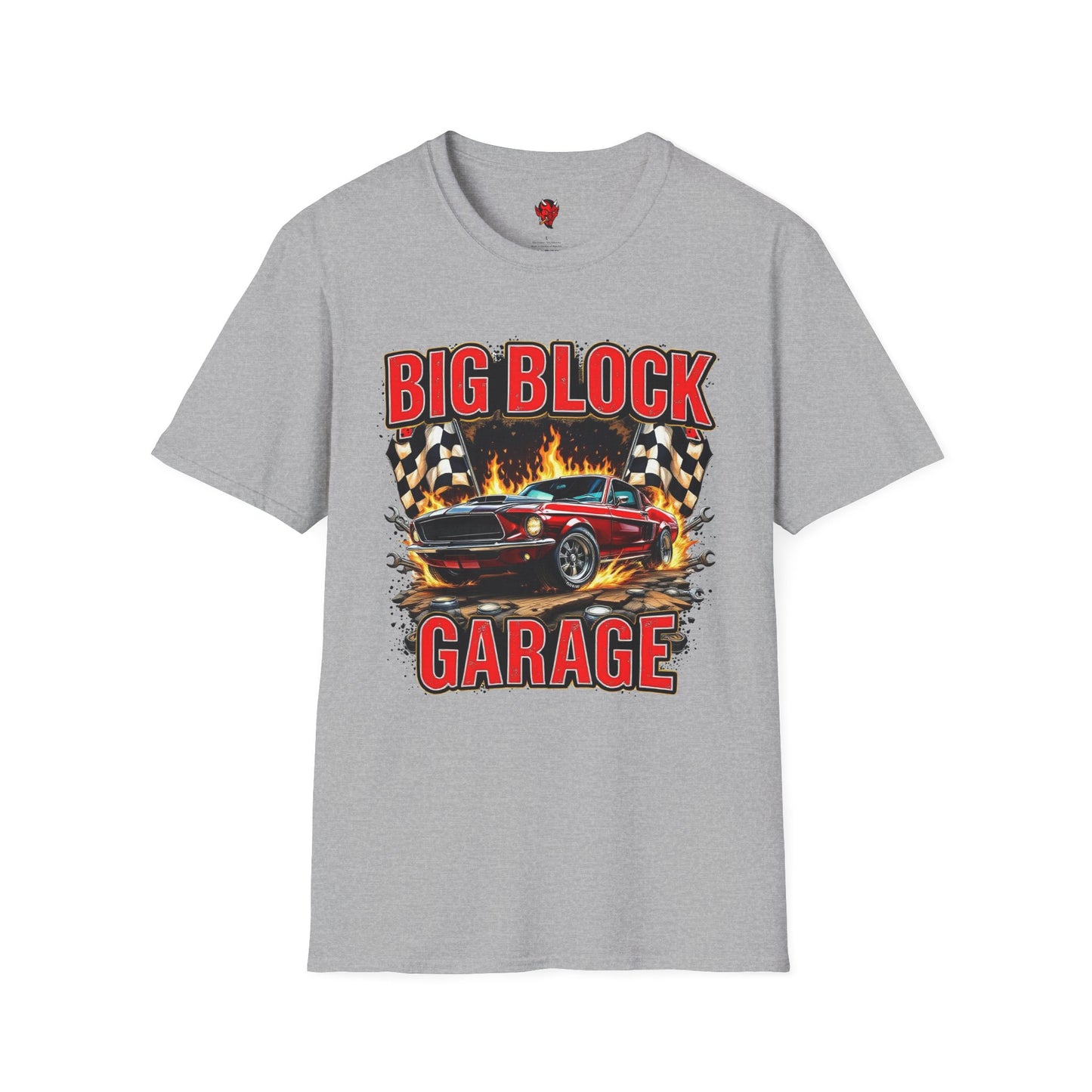 Checkered Flag - Unisex Softstyle T-Shirt