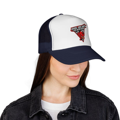 Big Block Garage Original Logo Trucker Cap | Mechanic Vintage Logo