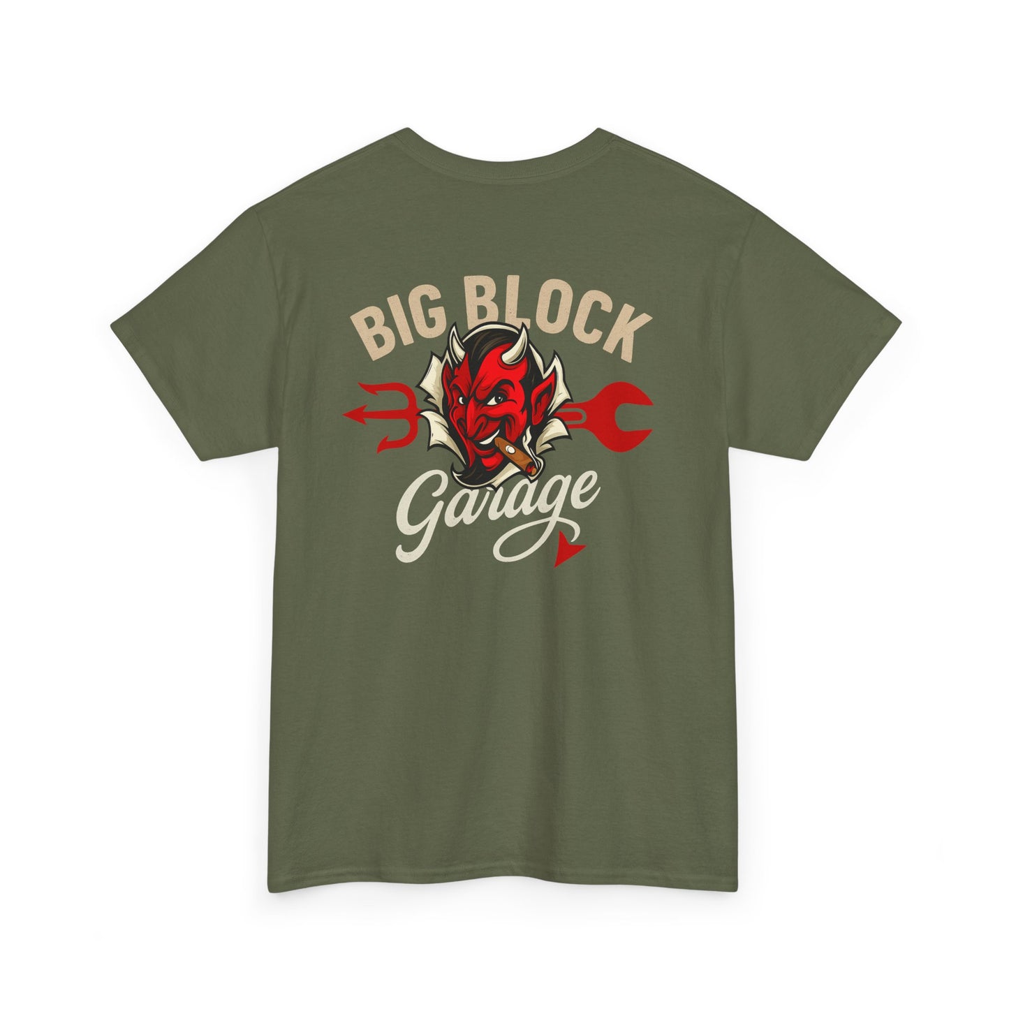 Red Devil T-Shirt — Chest & Back Graphic Tee