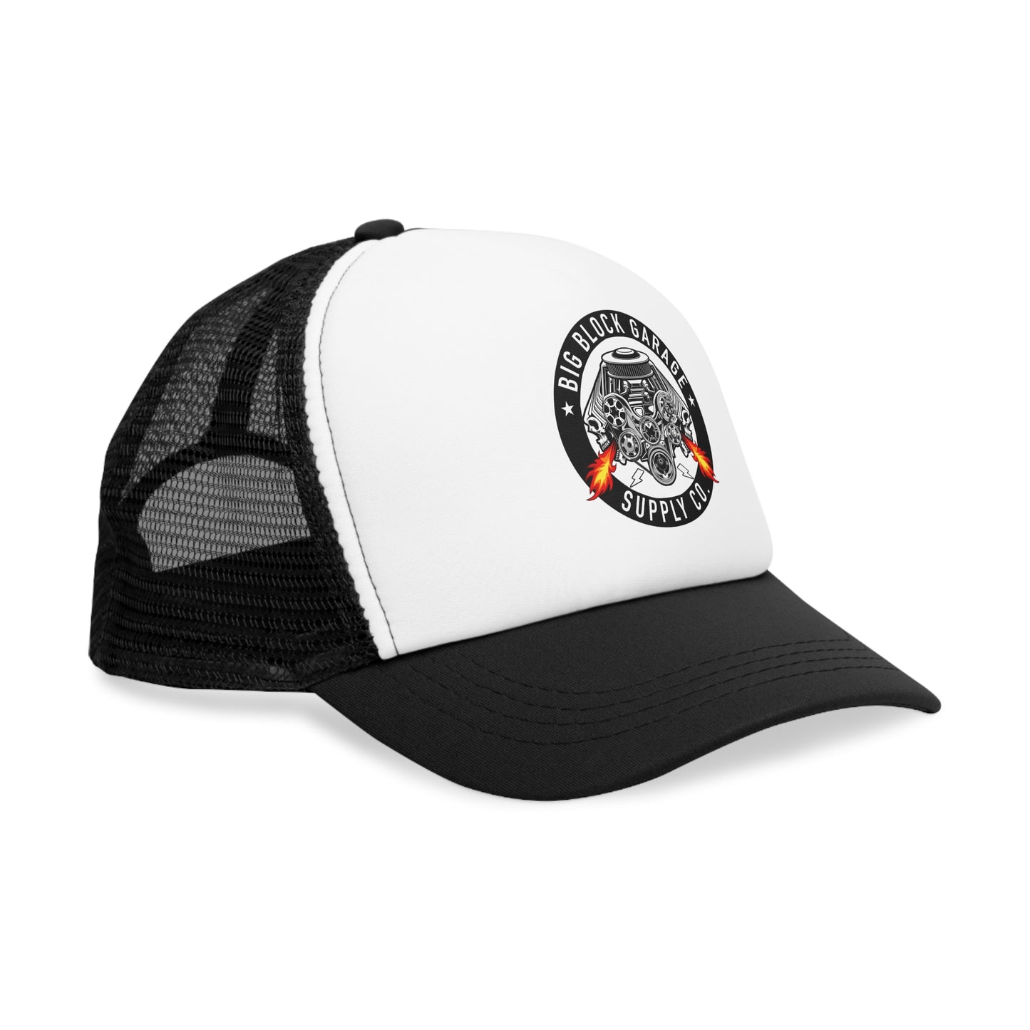 Big Block Garage Trucker Cap - Mesh Hat