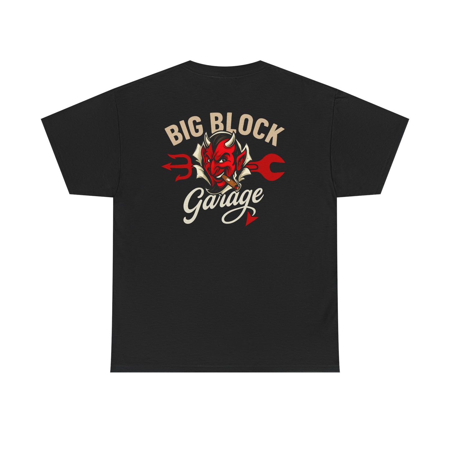 Red Devil T-Shirt — Chest & Back Graphic Tee