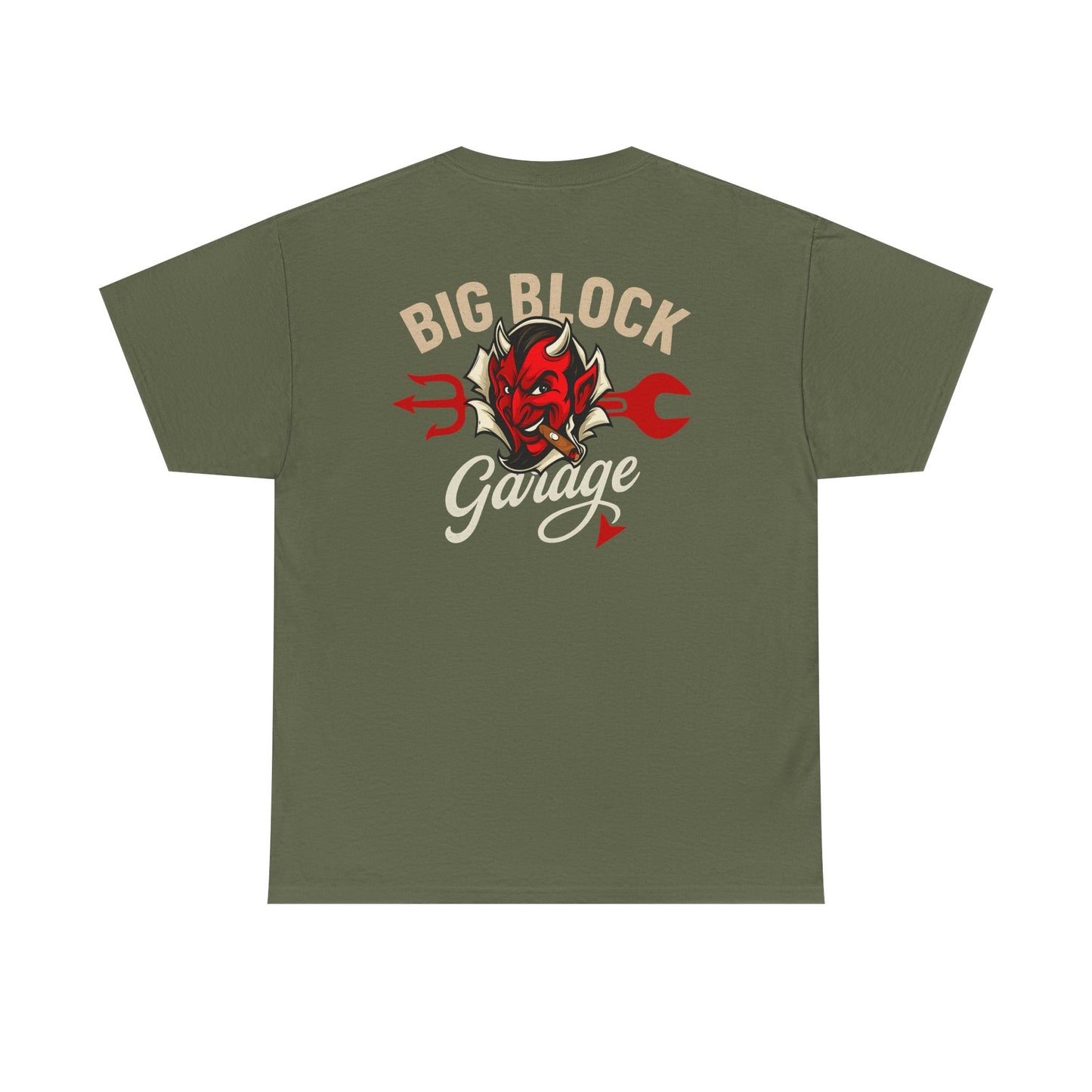 Red Devil T-Shirt — Chest & Back Graphic Tee