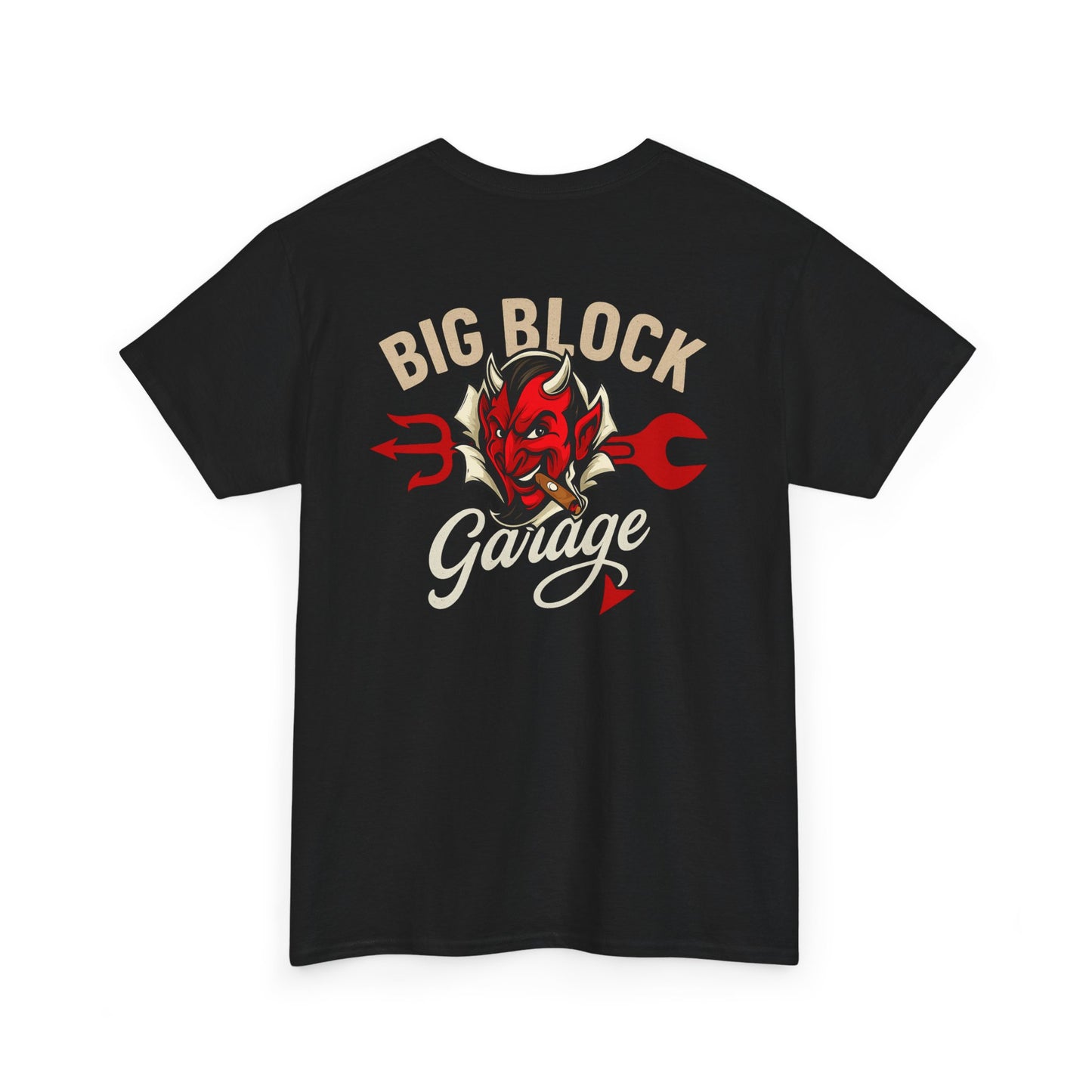 Red Devil T-Shirt — Chest & Back Graphic Tee