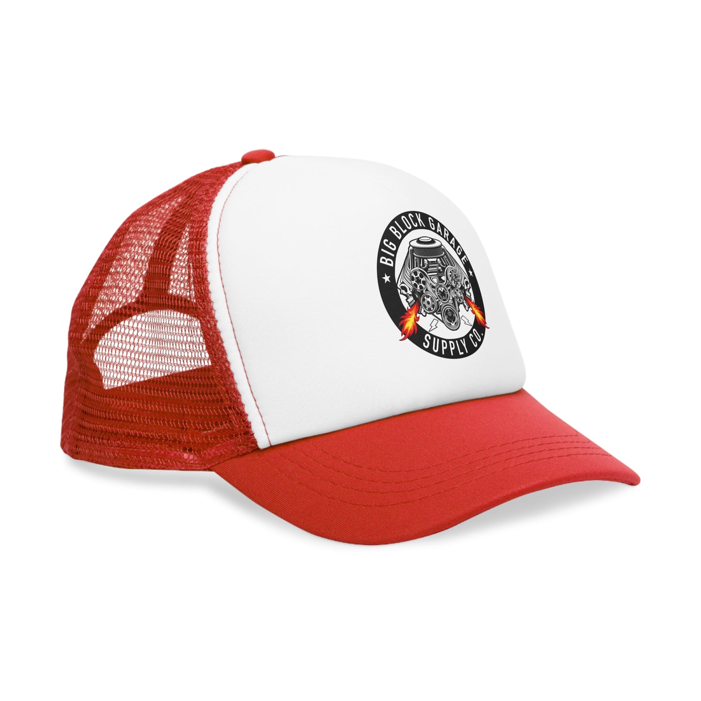 Big Block Garage Trucker Cap - Mesh Hat