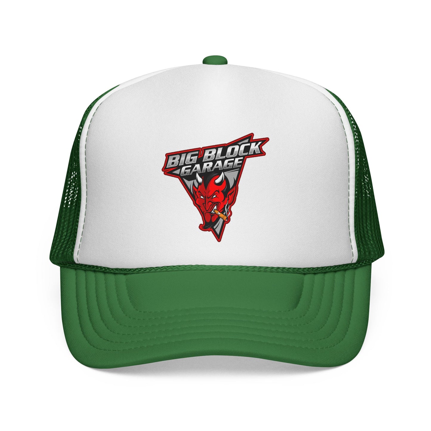 Big Block Garage Original Logo Trucker Cap | Mechanic Vintage Logo