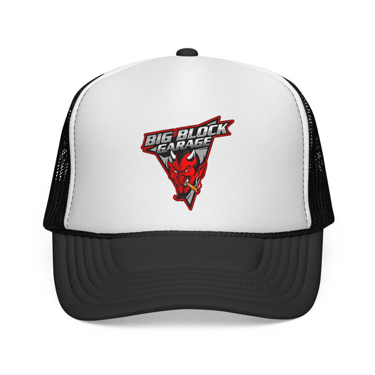 Big Block Garage Original Logo Trucker Cap | Mechanic Vintage Logo