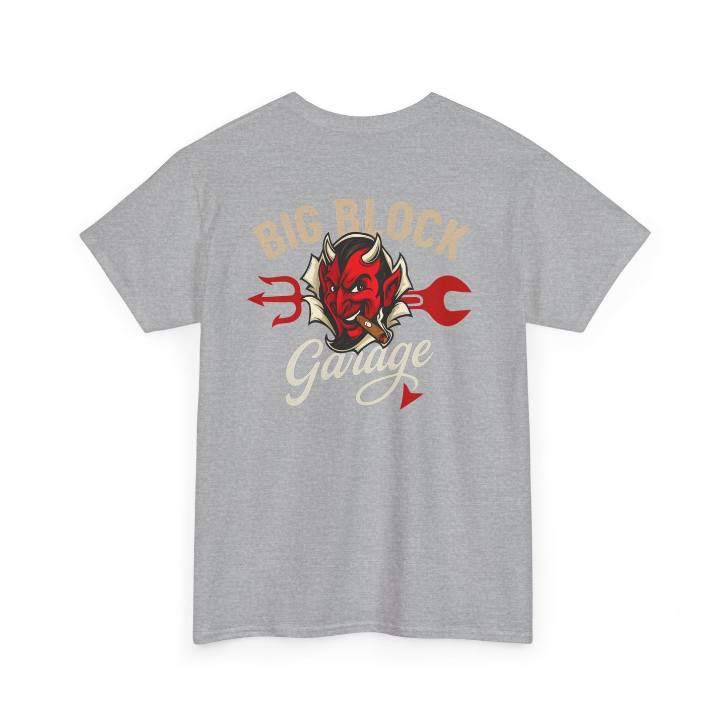 Red Devil T-Shirt — Chest & Back Graphic Tee