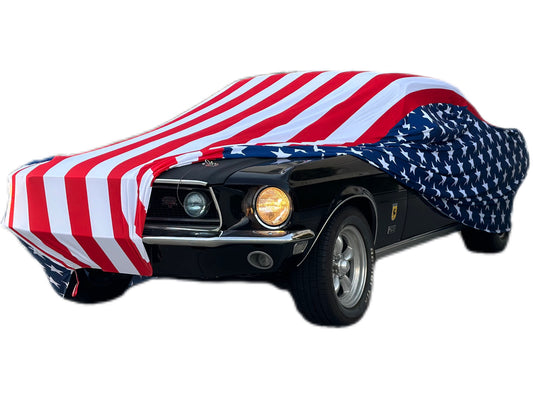 Patriotic Design - Premium Indoor Car Cover